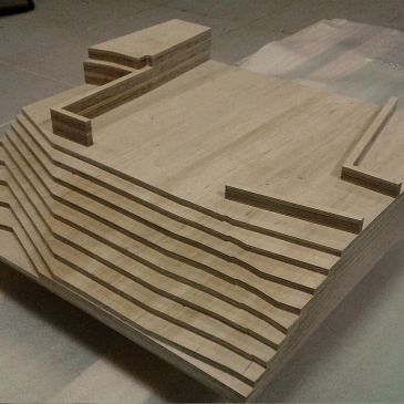 Výroba modelů pro výstavní expozici Ohrožená architektura města Mosulu pro Akademii věd