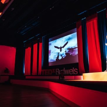 Realizace scénografie TEDx Budweis 2019